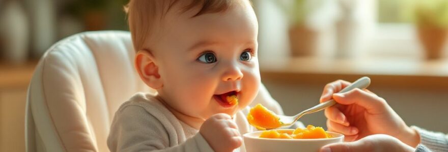 purées de légumes pour bébé